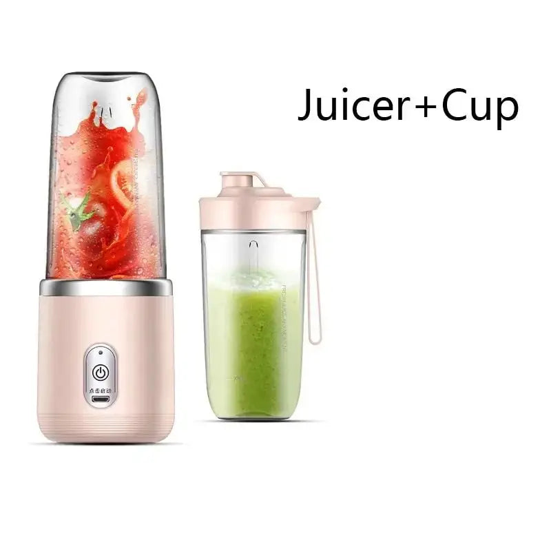 Portable Juicer Cup 6 Blade Blender Bottle
