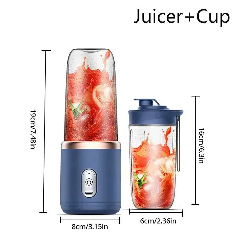 Portable Juicer Cup 6 Blade Blender Bottle