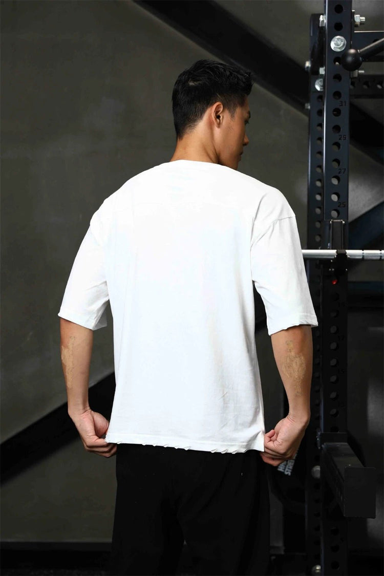 GANYANR Active Wear Men Running T-shirt Fitness Sportswear Short Sleeve Gym Bodybuilding Sports Jogging Training Yoga Dry Fit from NAPSA -
