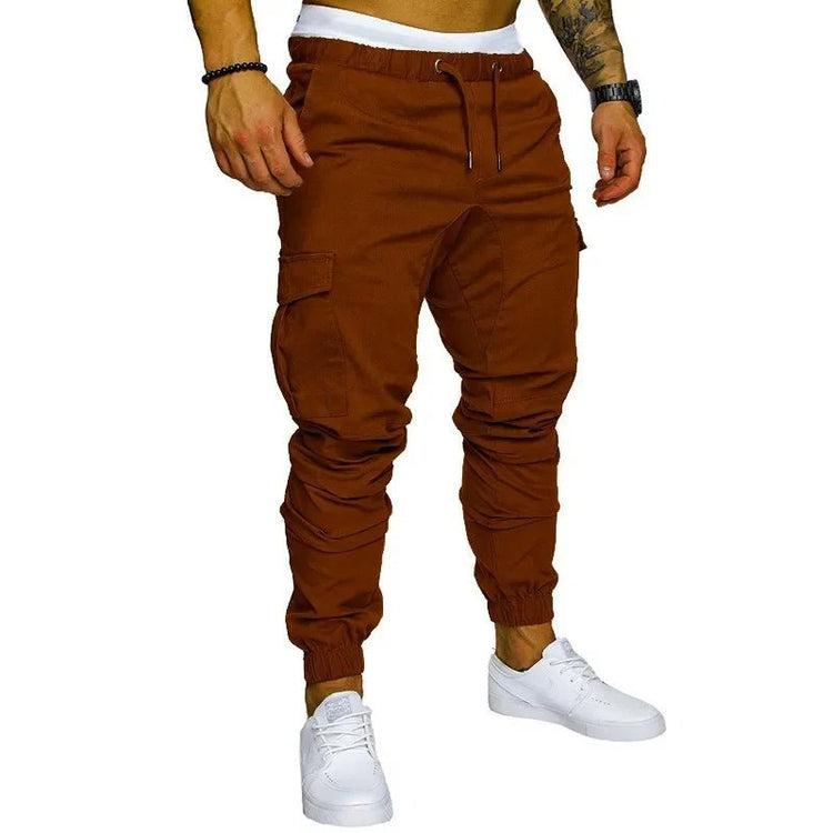 New Workwear Multi - pocket Trousers for Men, Woven Fabric Casual Pants, Leggings for Men Cargo Pants Joggers Mens Pants from NAPSA -
