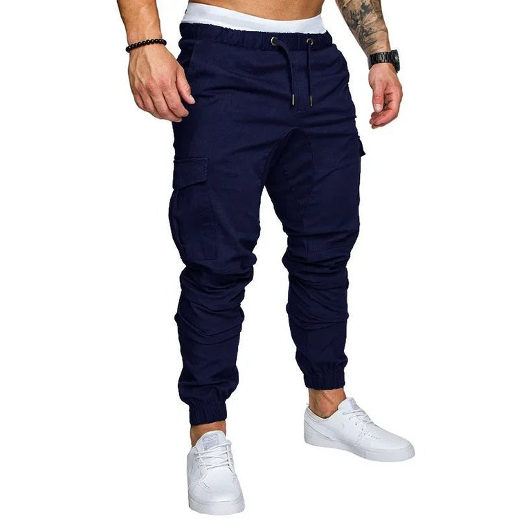 New Workwear Multi - pocket Trousers for Men, Woven Fabric Casual Pants, Leggings for Men Cargo Pants Joggers Mens Pants from NAPSA -