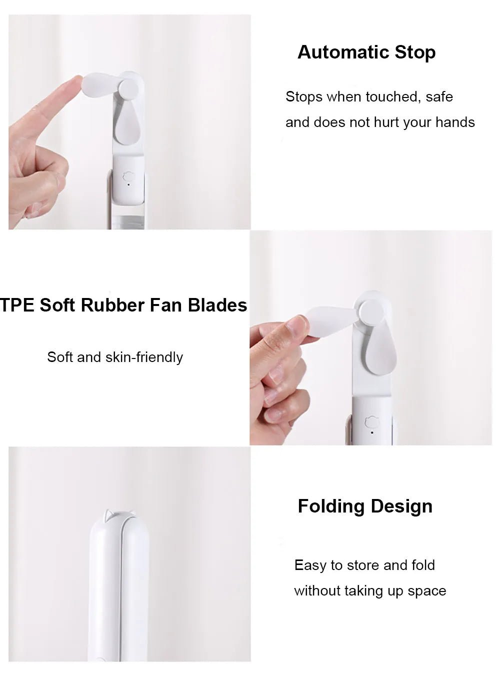 Portable Fan 2000mAh USB Rechargeable from NAPSA -