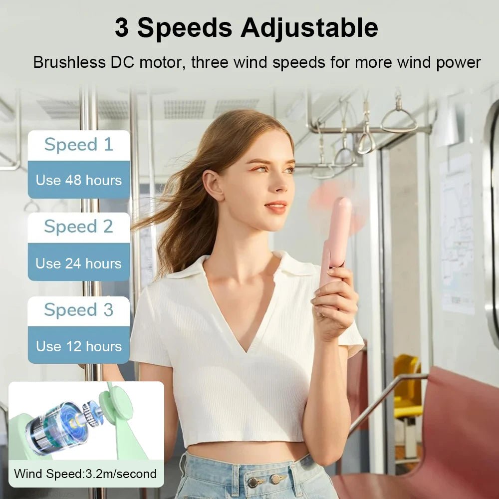 Portable Fan 2000mAh USB Rechargeable from NAPSA -
