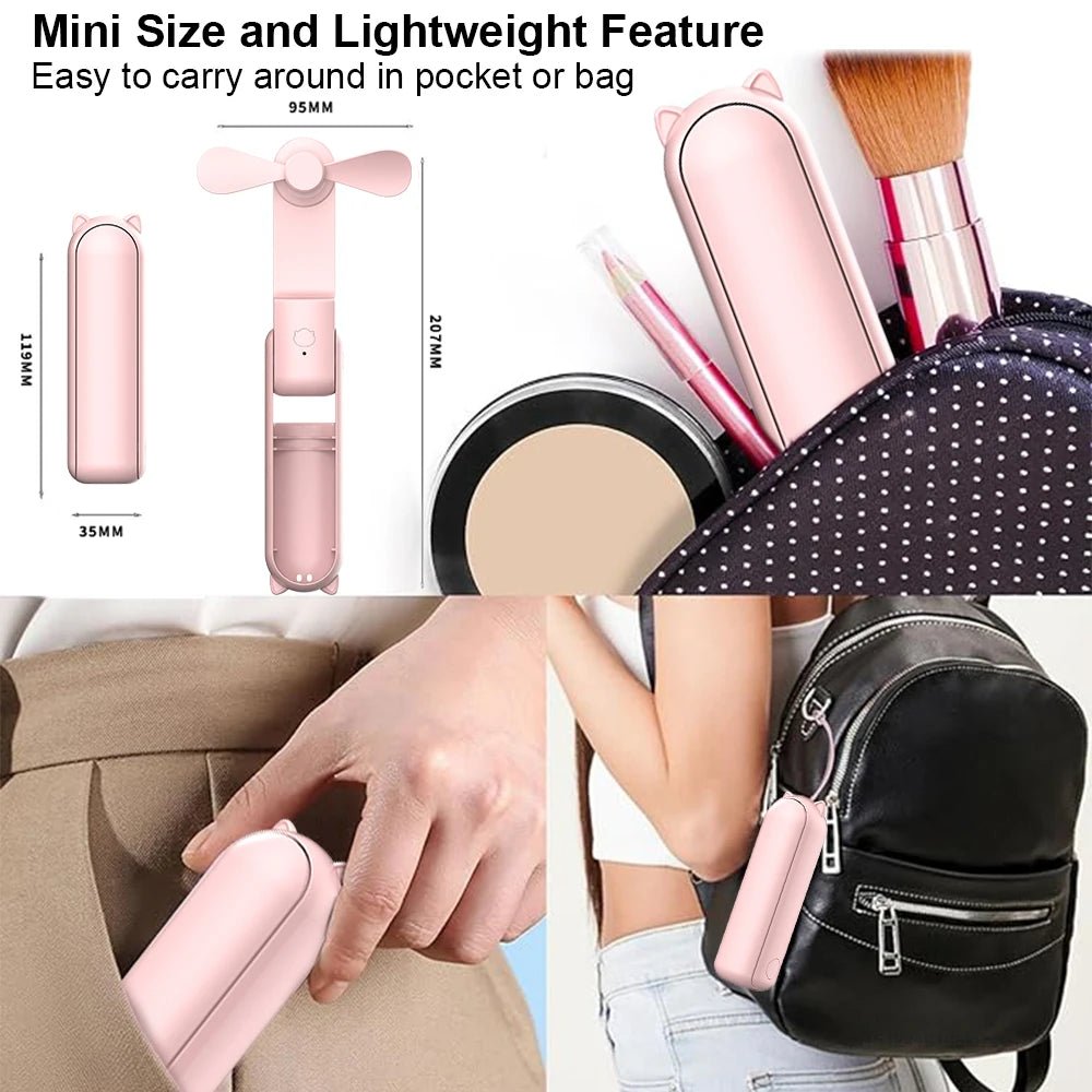 Portable Fan 2000mAh USB Rechargeable from NAPSA -