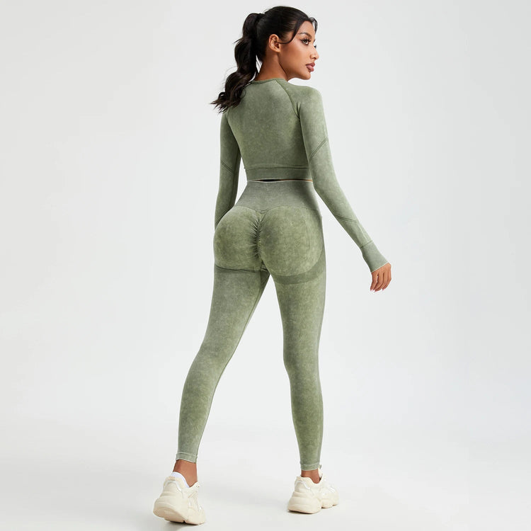 Wash Autumn Pant Sets Skinny Stretch Sport Pant Sets Beautiful Activewear Exercise Activewear Running Sport Leggings from NAPSA -