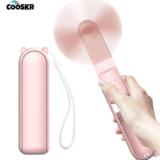 Portable Fan 2000mAh USB Rechargeable