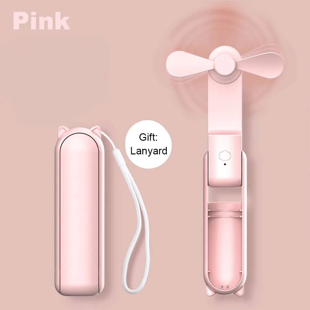 Portable Fan 2000mAh USB Rechargeable