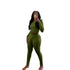 Active Wear Women 2 Piece Pants Set Long Sleeve Slim Fit Sport Yoga Plain Outfits Autumn Winter Fitness Two Piece Matching Set from NAPSA - 