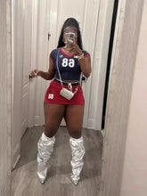 Active Wear Women 2 Piece Set Letter Print Short Sleeve Tops Shorts Skirt Outfits Spring Summer Sport Fitness Two Piece Sets from NAPSA - 