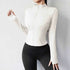Activewear Gym Jacket Quick Dry Womens Yoga Wear High Elasticity Breathable Long Zipper Sports Fitness Top from NAPSA - 