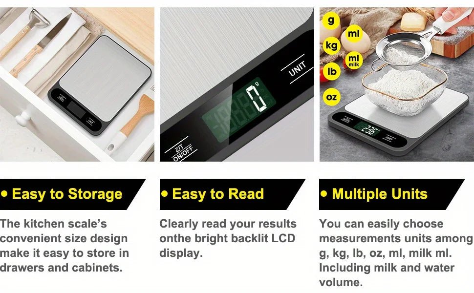 Digital Kitchen Scale Grams and Ounces from NAPSA - 
