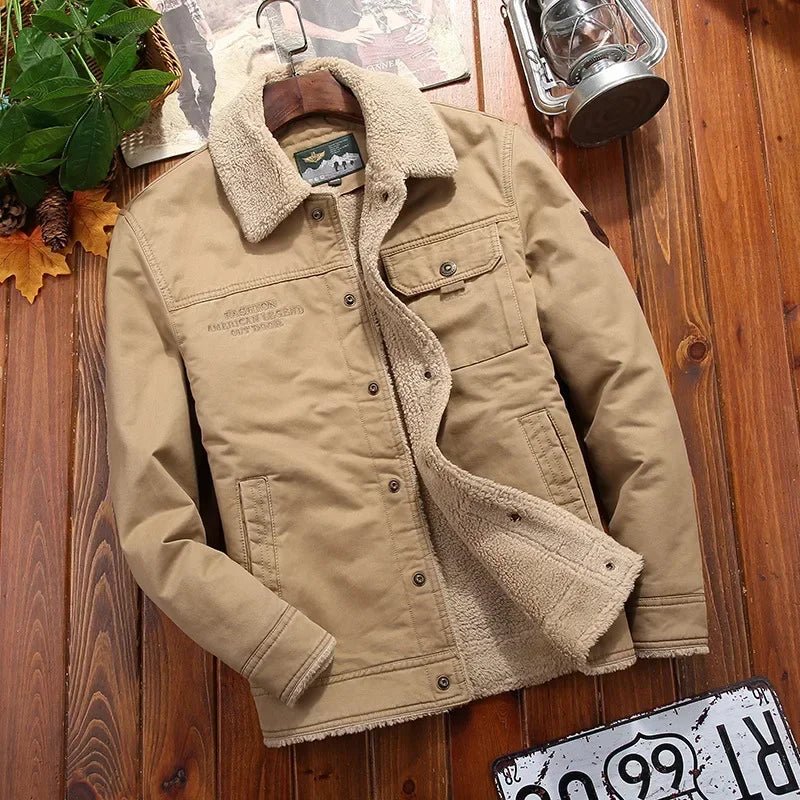 Outerwear Clothing fleece Bomber Jacket Men&