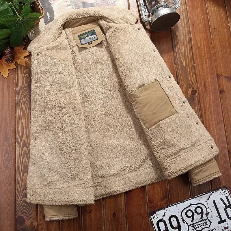 Outerwear Clothing fleece Bomber Jacket Men&