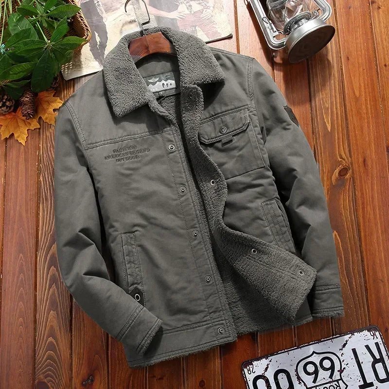 Outerwear Clothing fleece Bomber Jacket Men&