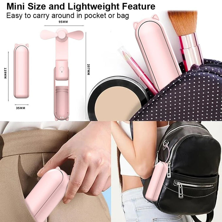 Portable Fan 2000mAh USB Rechargeable from NAPSA - 