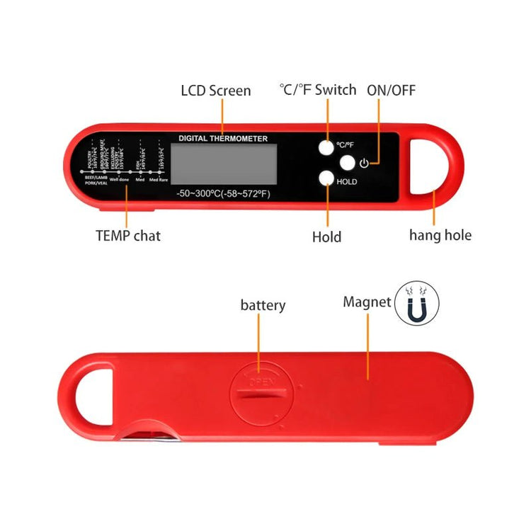 Professional Meat Thermometer Digital from NAPSA - 