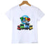 t-shirt for boys Tayo and Little Friends Car Cartoon Print Boys T-Shirt Summer Girks Shirt Fashion Toddler shirt ShortSleeve Top from NAPSA - 