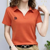T-shirts Graphic Embroidery Women&