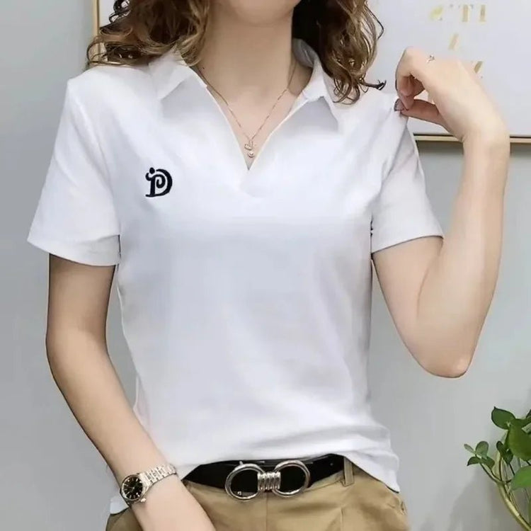 T-shirts Graphic Embroidery Women&