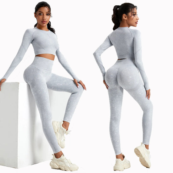 Wash Autumn Pant Sets Skinny Stretch Sport Pant Sets Beautiful Activewear Exercise Activewear Running Sport Leggings from NAPSA - 