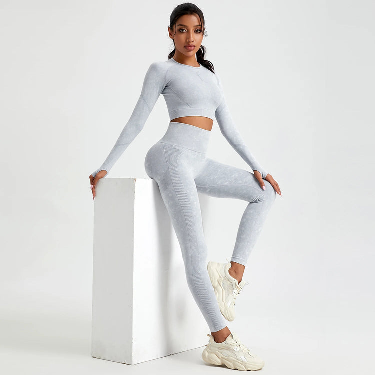 Wash Autumn Pant Sets Skinny Stretch Sport Pant Sets Beautiful Activewear Exercise Activewear Running Sport Leggings from NAPSA - 