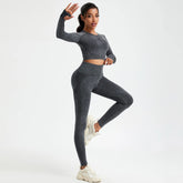 Wash Autumn Pant Sets Skinny Stretch Sport Pant Sets Beautiful Activewear Exercise Activewear Running Sport Leggings from NAPSA - 