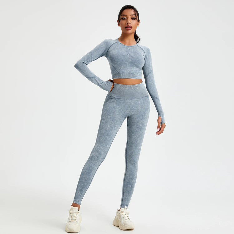Wash Autumn Pant Sets Skinny Stretch Sport Pant Sets Beautiful Activewear Exercise Activewear Running Sport Leggings from NAPSA - 