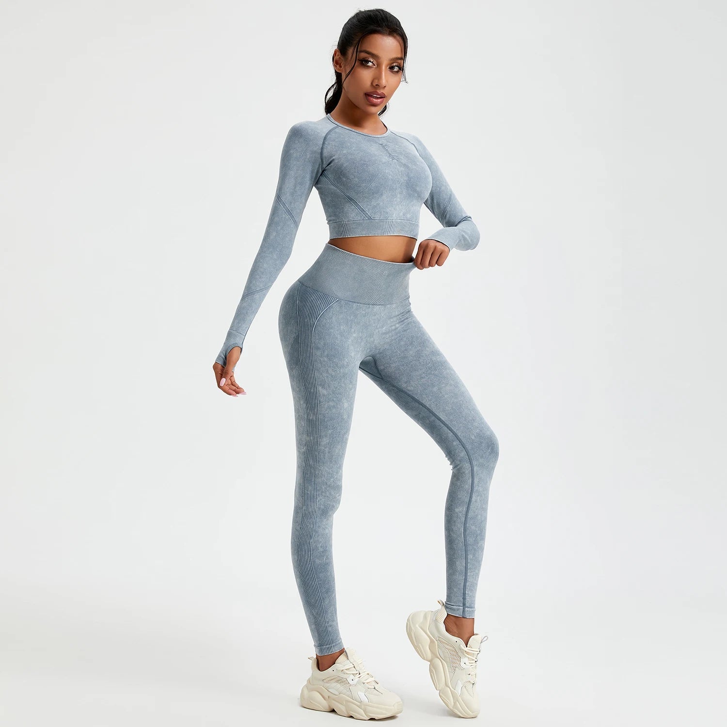 Wash Autumn Pant Sets Skinny Stretch Sport Pant Sets Beautiful Activewear Exercise Activewear Running Sport Leggings from NAPSA - 