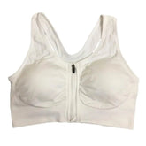Women Activewear Bra Shockproof Sports Bra with Wide Shoulder Straps Front Zipper Padded Wireless Breathable for Running Fitness from NAPSA - 