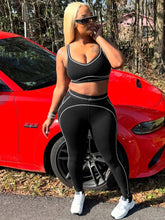 Women Activewear Summer Fitness Gym Yoga Sets Two Piece Set Bra Crop Top And High Waist Leggings Sportswear Training Workout Set from NAPSA - 