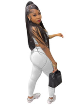 Women Activewear Summer Fitness Gym Yoga Sets Two Piece Set Bra Crop Top And High Waist Leggings Sportswear Training Workout Set from NAPSA - 