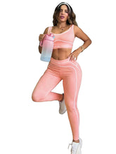 Women Activewear Summer Fitness Gym Yoga Sets Two Piece Set Bra Crop Top And High Waist Leggings Sportswear Training Workout Set from NAPSA - 