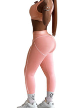 Women Activewear Summer Fitness Gym Yoga Sets Two Piece Set Bra Crop Top And High Waist Leggings Sportswear Training Workout Set from NAPSA - 