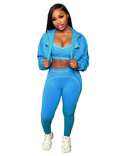 Women Activewear Summer Fitness Gym Yoga Sets Two Piece Set Bra Crop Top And High Waist Leggings Sportswear Training Workout Set from NAPSA - 
