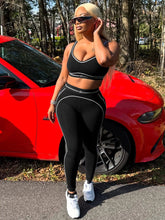 Women Activewear Summer Fitness Gym Yoga Sets Two Piece Set Bra Crop Top And High Waist Leggings Sportswear Training Workout Set from NAPSA - 